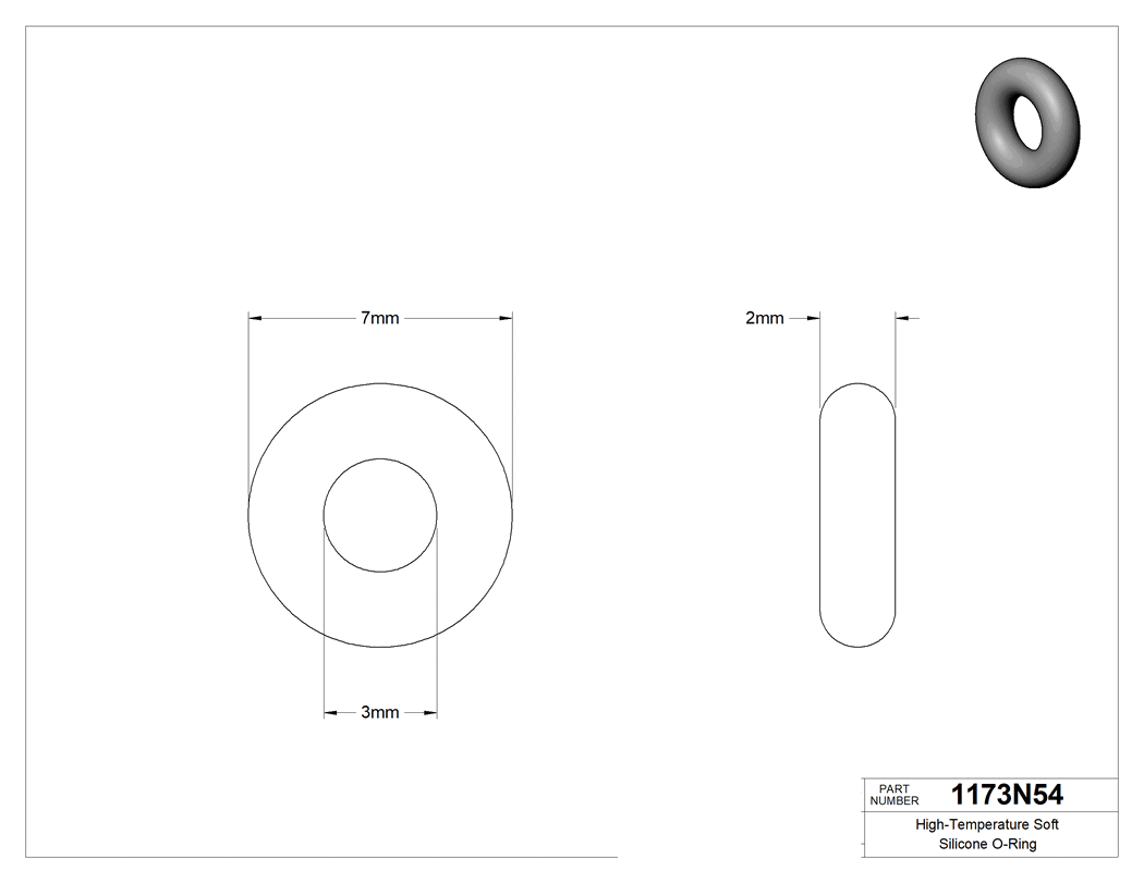 Technical drawing - 1173N54